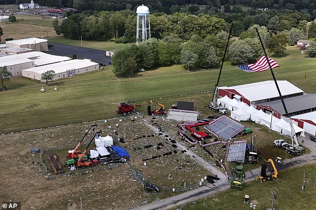 The Butler Farm Show, site of a campaign rally for Republican presidential candidate former President Donald Trump, seen on July 15, 2024 in Butler, Pennsylvania.