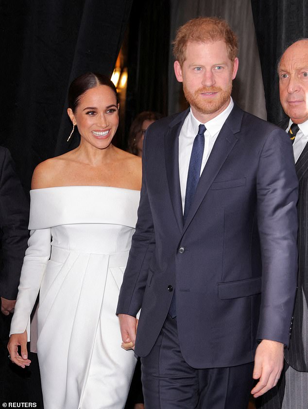 Prince Harry and Meghan attend the 2022 Robert F. Kennedy Human Rights Ripple of Hope Award Gala in New York City