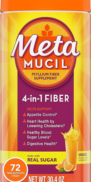 Dr. Pasiakos also takes a fiber supplement when traveling. She opts for one with psyllium husk or inulin, which can be found in brands like Metamucil and Benefiber.