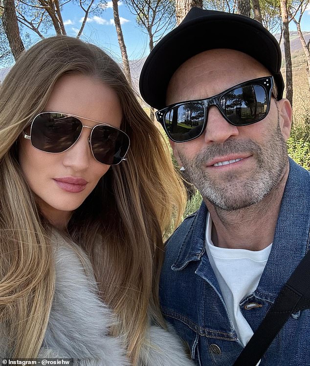 Rosie and Jason Statham, 57, began dating in 2009 and confirmed their engagement in 2016. They share two children: son Jack, six, and daughter Isabella, two.