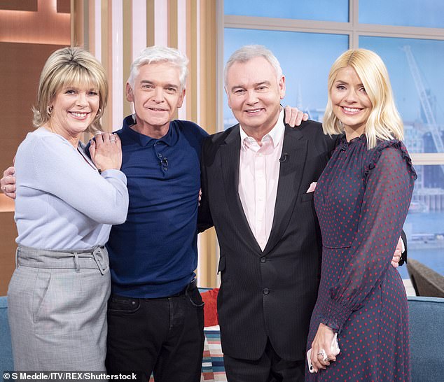 Eamonn Holmes, Ruth Langsford, Holly Willoughby and Phillip Schofield used to be the faces of This Morning (pictured in 2020) before relations turned sour.