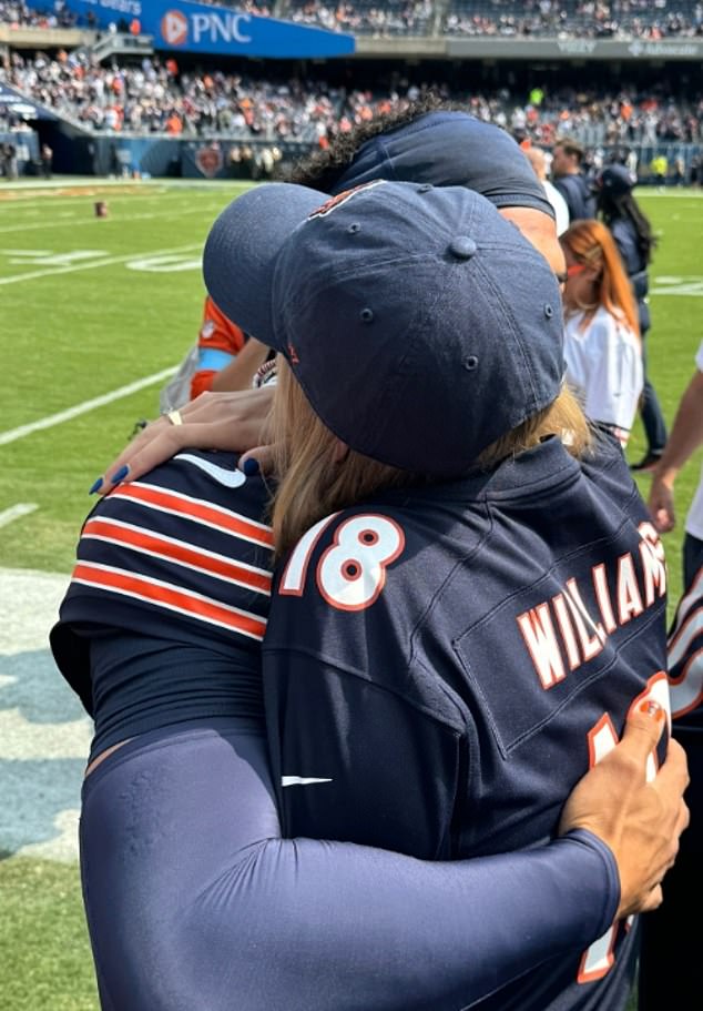 Thyregod wore a Williams jersey in the Bears' home opener win over the Titans.