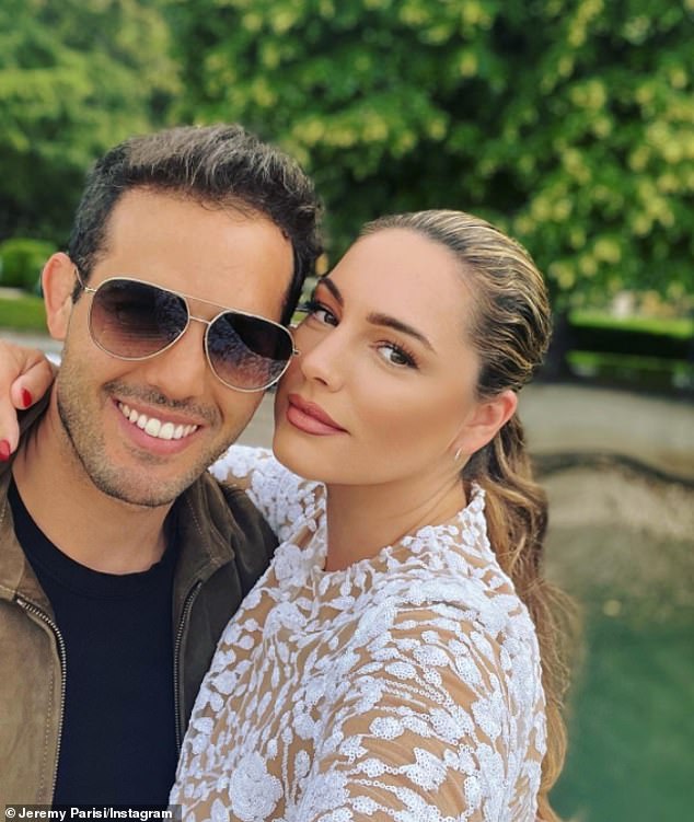 Kelly then met hunky Italian model Jeremy in 2014 after seeing one of his Instagram videos and the pair are more in love than ever (the pair are pictured together in the photo).