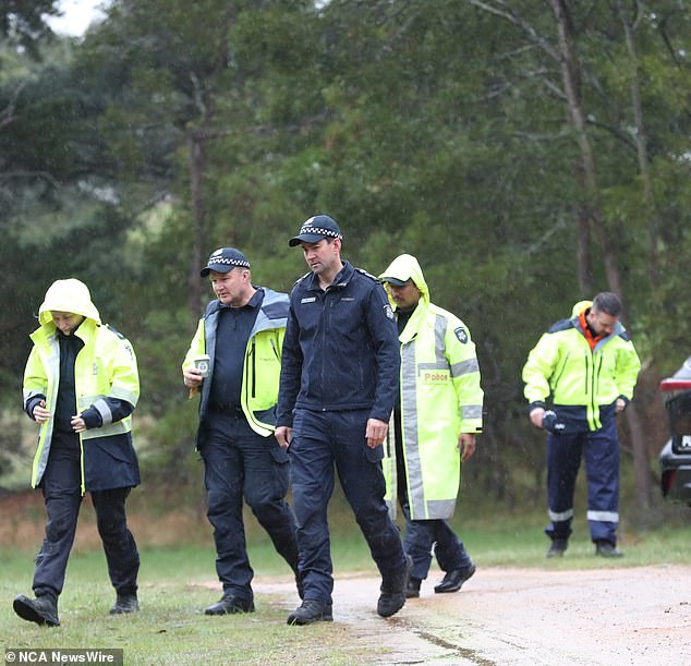 Dozens of police officers gathered near Grenville, south of Ms Murphy's home, on Wednesday for a fresh search to locate her body.