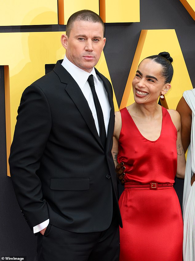 Tatum is engaged to actress Zoë Kravitz, 35.