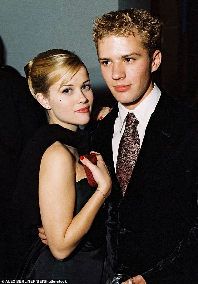 Witherspoon and Phillippe at the premiere of Pleasantville in 1998