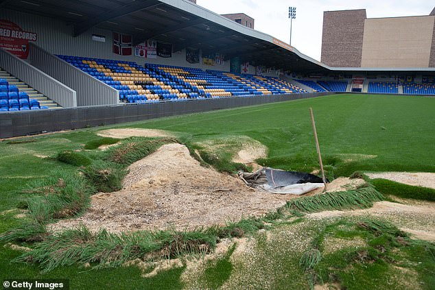 Wimbledon's home game against Newcastle in the Carabao Cup was moved 280 miles north, before Saturday's League Two clash with Accrington Stanley was postponed.