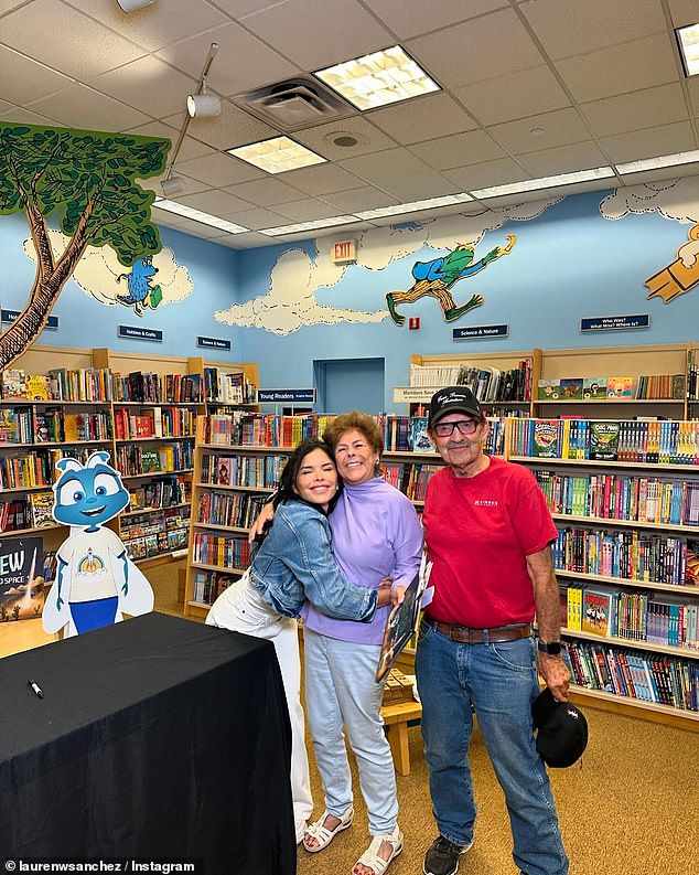 She shared that one of her teachers stopped by her event with an old yearbook.