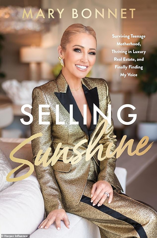 Bonnet published her memoir - Selling Sunshine: Surviving Teenage Motherhood, Thriving In Luxury Real Estate, and Finally Finding My Voice - on September 24.