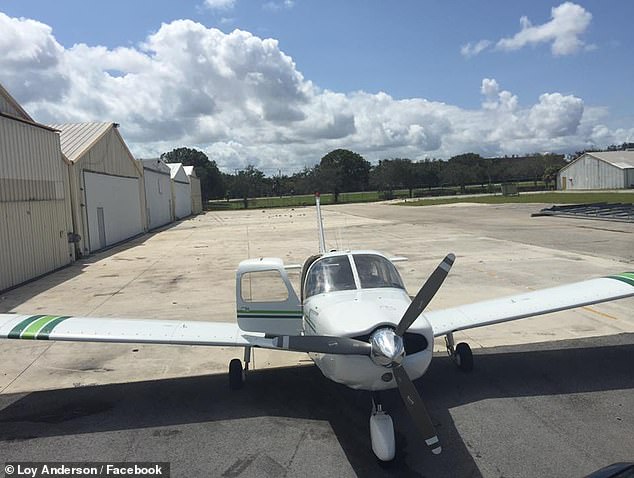 Loy posted this photo of a private plane in 2017. It's unclear if it's the same plane involved in the drug bust.