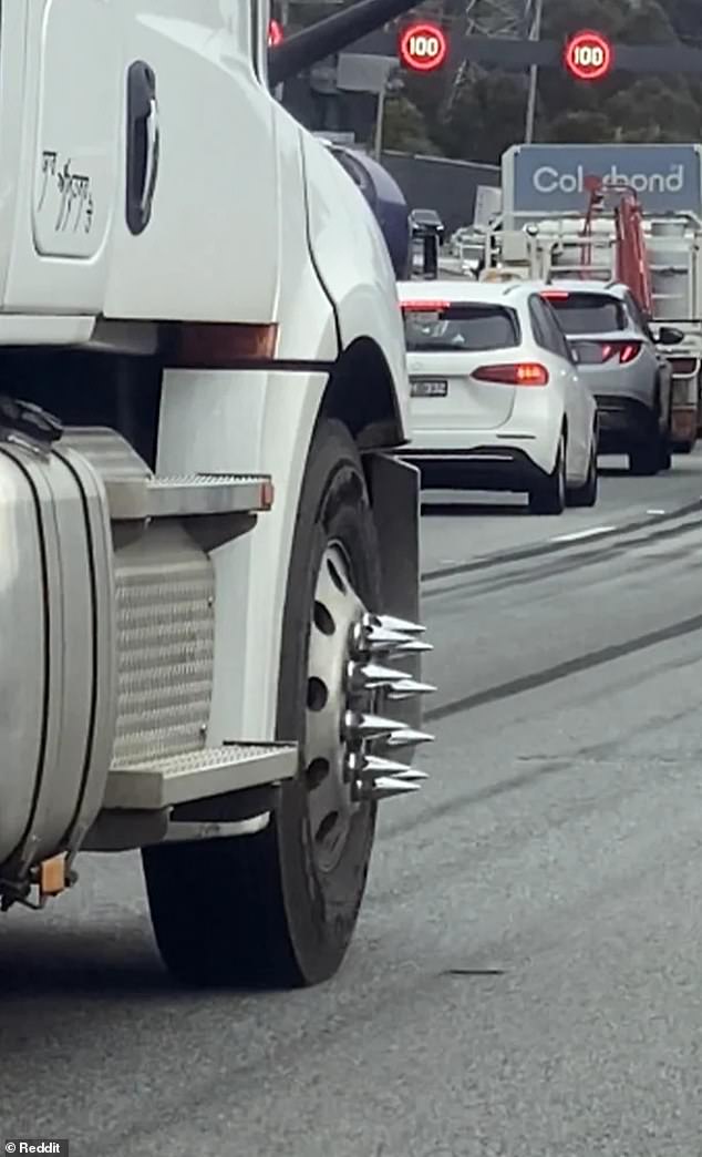 Under VicRoads vehicle standards, it is illegal for anything wider than the fender to protrude from the wheel arch.