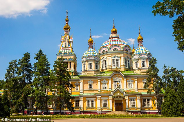 On a visit to Almaty, Kazakhstan, Matt is impressed by the colorful Zhenkov Cathedral (pictured)