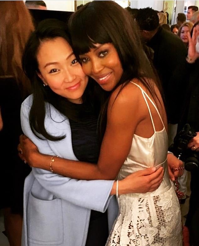 Veronica Chou (pictured left, with Naomi Campbell) has also been disqualified as a trustee.