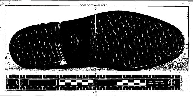 The files also reveal the great effort investigators put into identifying the shoes worn by the killer.