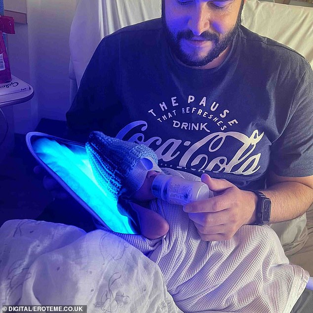 The 33-year-old television personality took to Instagram to express her gratitude for the Neonatal Intensive Care Units after her son was born a month early.