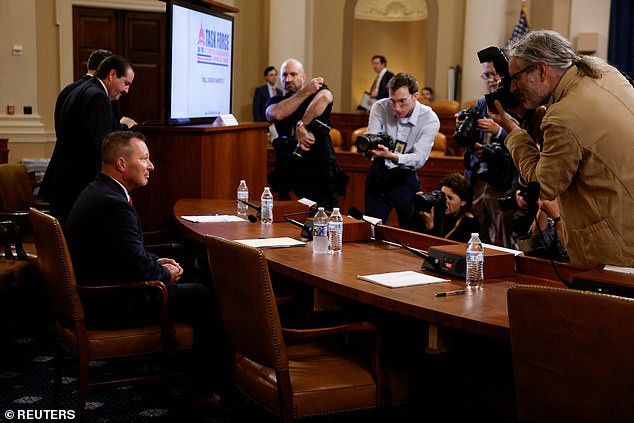 Pennsylvania State Police Lt. John Herold attends a House Task Force hearing on the attempted assassination of Donald J. Trump