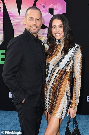 Ioan Gruffudd and his fiancee Bianca Wallace at the Los Angeles premiere of their film, Bad Boys: Ride Or Die, in May