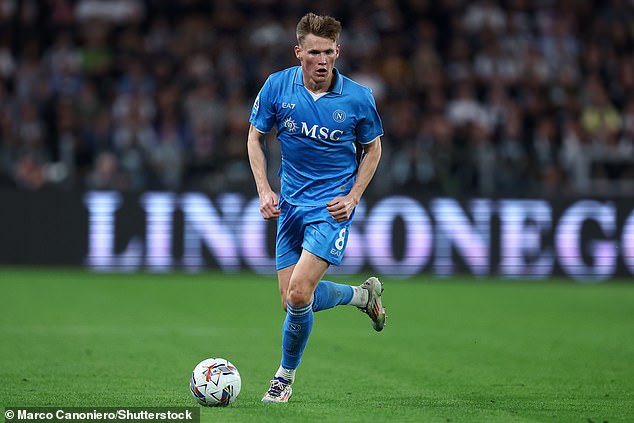 McTominay also joined Napoli in August, arriving from Old Trafford in a £25.7million deal.