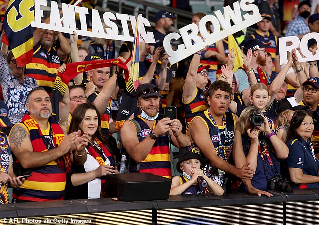 Adelaide fans are hoping a rebrand will change the club's fortunes after missing the AFL finals since 2017.