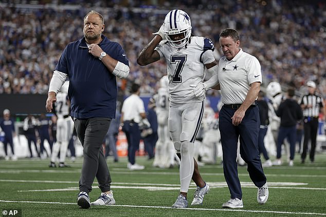 Diggs was also added to the list of players who suffered an injury at MetLife Stadium.