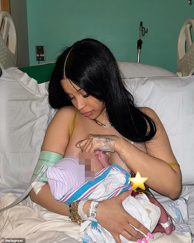 Cardi will enjoy the initial moments with her second daughter