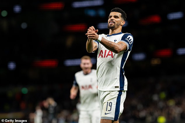 Spurs won 3-0 against the visiting Azeris after the match started 38 minutes late.