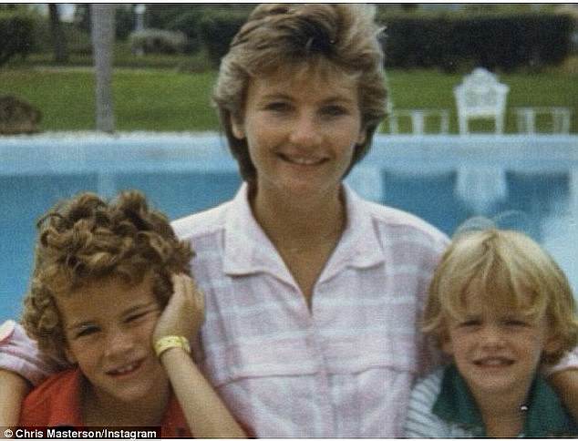 Reaiche's ex-wife Carol with her older sons, Danny and Chris, when they were children.