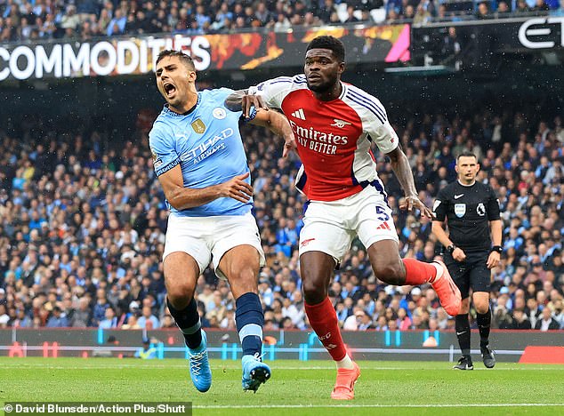 Rodri suffered a serious ligament injury in Manchester City's dramatic draw against Arsenal last week.