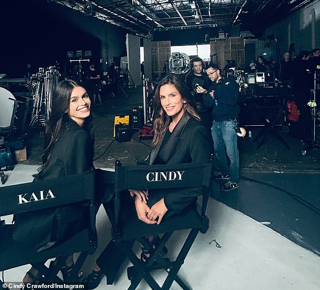 Cindy and her mini-me daughter previously teamed up to model at the Zara Streaming live shopping event, which premiered on Wednesday.