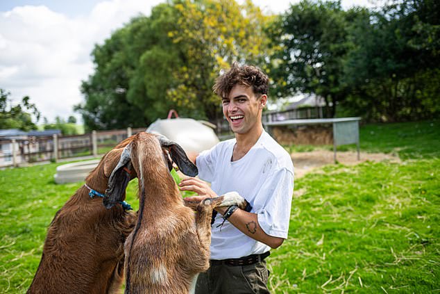 In the documentary, Kyle purchases his own 14-acre piece of land as he attempts to create his own sanctuary for creatures, including goats.