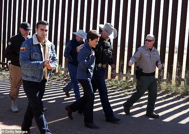 The sheriff was also photographed with Arizona U.S. Senate candidate Kari Lake in 2022 as she ran in the state's gubernatorial race.