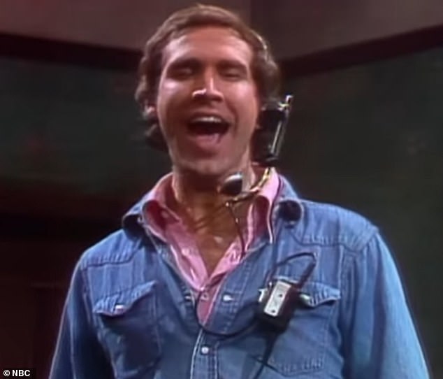 After the first sketch, Chevy Chase walked on stage, looked directly into the camera and read the signature line: 'Live from New York, it's Saturday night!' for the first time