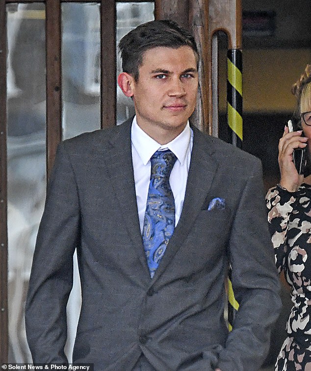 Saville edited an image of a DNA test she found online to say her new boyfriend Danny Mellows was actually the father of her newborn baby and not her ex Kyle Fitton (pictured).