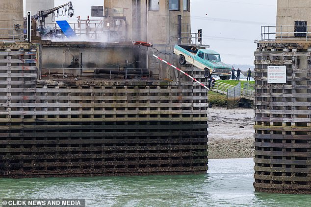 Filming took place on Kingsferry Bridge for the confrontation scene between Adam Clay and Mickey Garnett (David Witts), in which Garnett is tied to a truck and thrown into the murky waters of the Swale estuary.