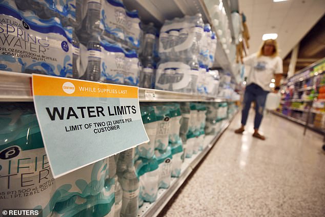 This North Carolina grocery store limits the number of packs of water bottles a customer can purchase at a time