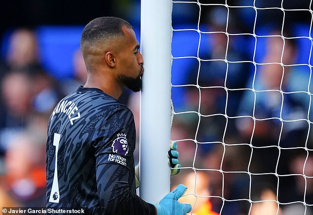 Former Brighton goalkeeper Robert Sánchez made multiple errors against his former team