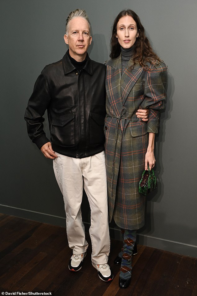 Dazed magazine founder Jefferson Hack was accompanied by his wife Anna Cleveland.