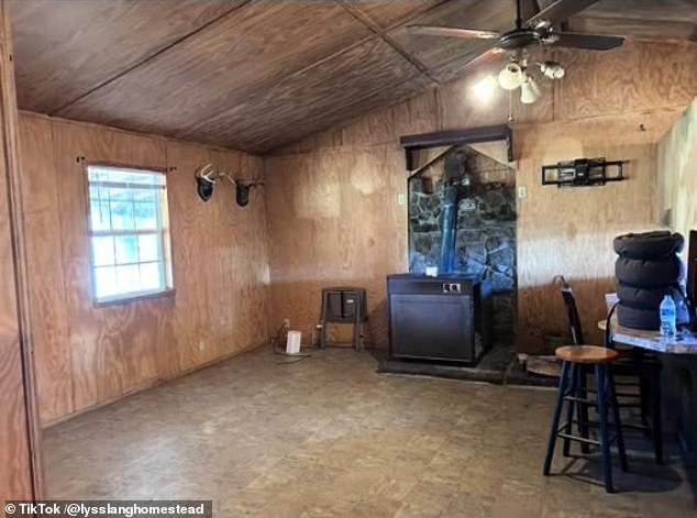 The rest of the video documented the couple's restoration efforts, showing before and after photos of the cabin.