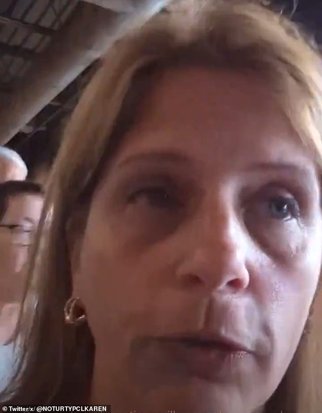 Another Vance supporter filmed herself leaving the sandwich shop because of the way she treated the vice presidential candidate.