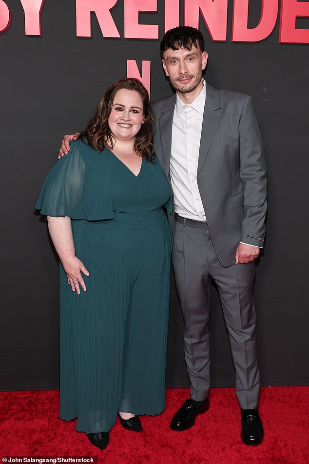 Jessica Gunning and Richard Gadd photographed at the photo shoot in Los Angeles in May. It was previously revealed exclusively in the Mail that Gadd told producers at Clerkenwell Films that her stalker was never convicted.