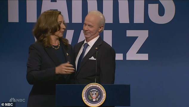 Biden began to get confused as he mixed up his words and began speaking in circles.