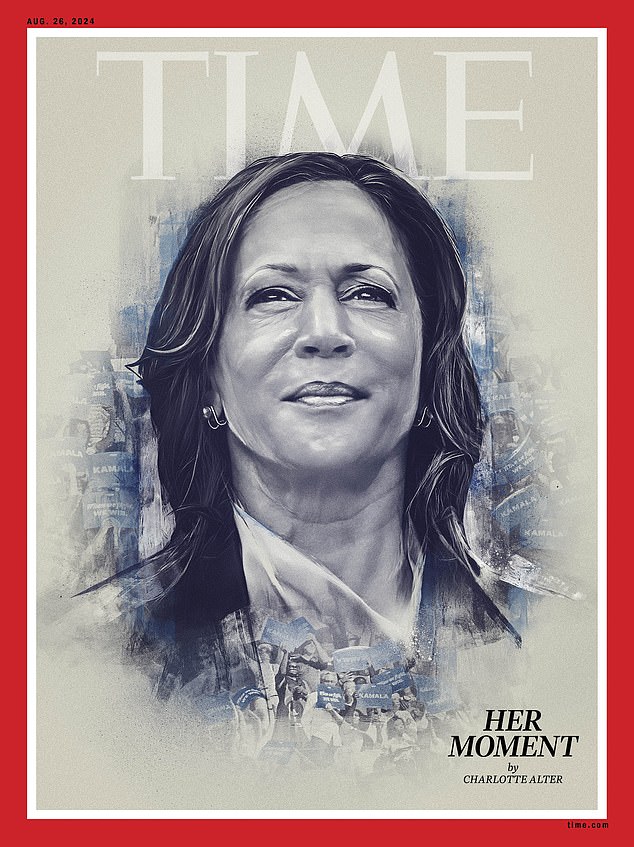 Donald Trump commented on Kamala Harris' Time magazine cover, saying he thought the vice president looked like his wife and former first lady Melania during her interview with Elon Musk.