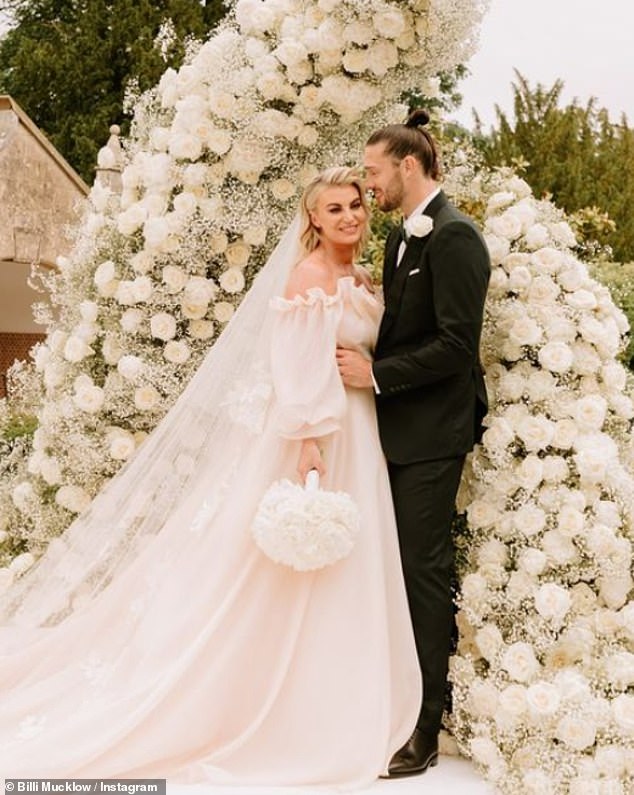 It came after the couple chose a traditional all-white theme for their lavish wedding ceremony at the five-star hotel and exchanged vows surrounded by displays of white roses.