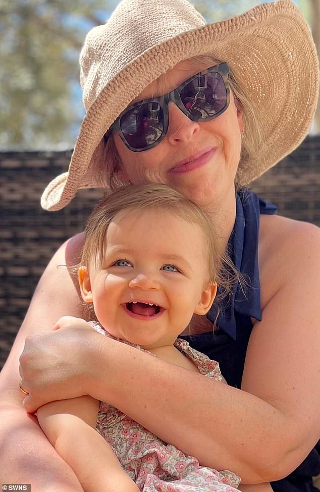 Beth pictured with her youngest daughter, Grace. Even though she was told her chances were low, Beth was more determined than ever. 