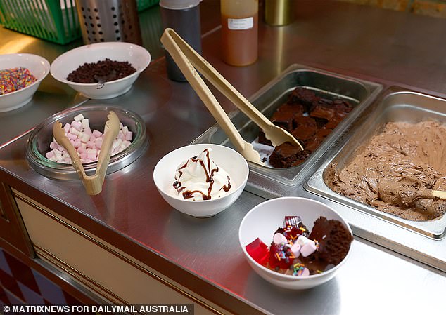 Pizza Hut's dessert station captured in all its glory