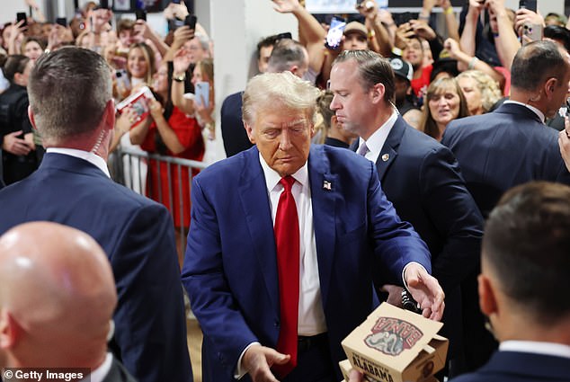 The former president attended the highly anticipated college football game between the University of Alabama and the University of Georgia on Saturday, despite significant security measures.