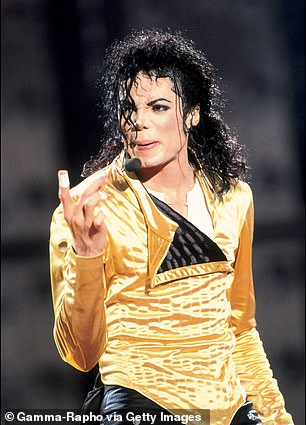 Michael Jackson is seen performing in 1992.