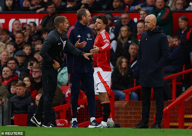 The home team appeared to make a mistake in the substitution protocol, leaving substitute Mason Mount stranded on the bench.