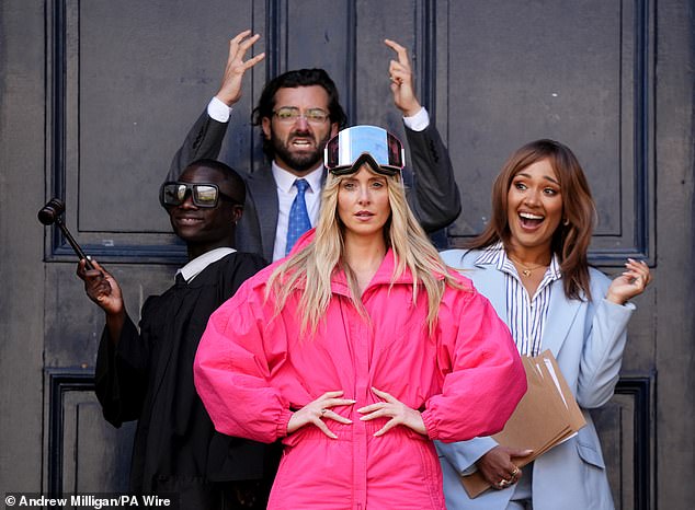 The former X Factor contestant plays Gwyneth Paltrow in a musical that chronicles the 51-year-old's notable court battle following a skiing accident in 2016, called I Wish You Well.