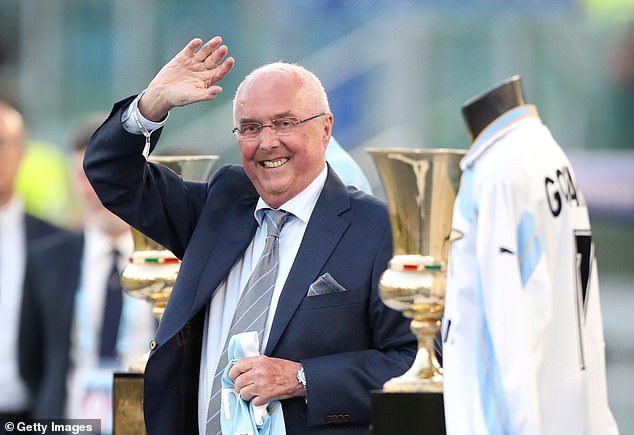 The football legend had a successful career in club management between 1977 and 2001 after playing as a right-back - winning 18 trophies with a variety of league clubs in Sweden, Portugal and Italy (pictured May 2024).